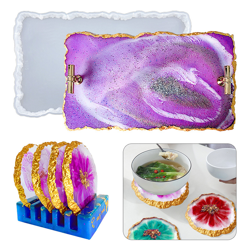 DM413 Drusy dessous de verre r - Resin Craft Ideas avis et prix