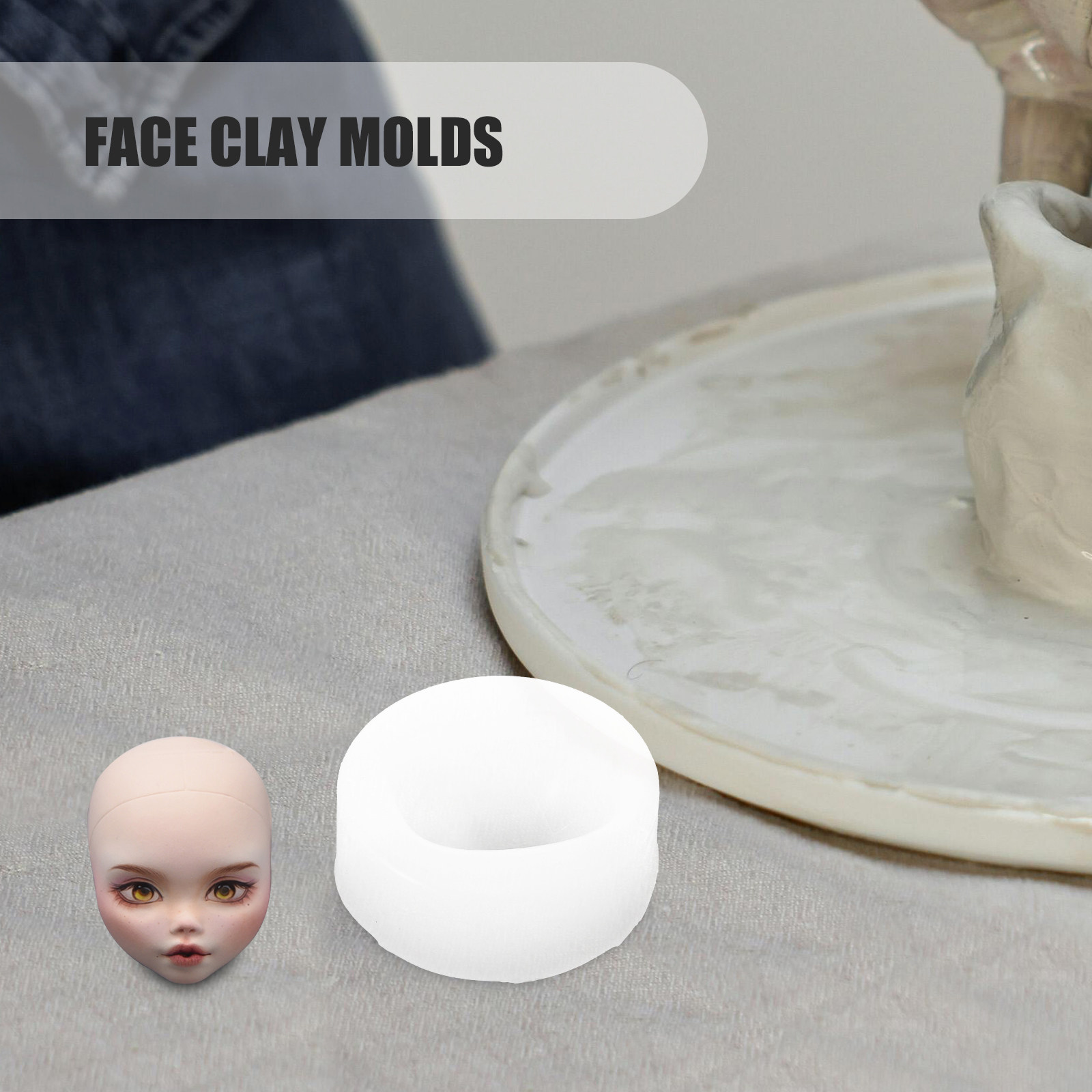 Moule en silicone pour visage  - Crafting Resin avis et prix